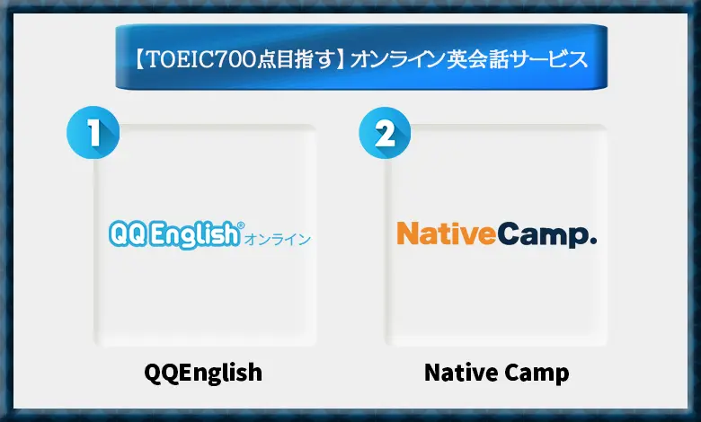 オンライン英会話　TOEIC　700