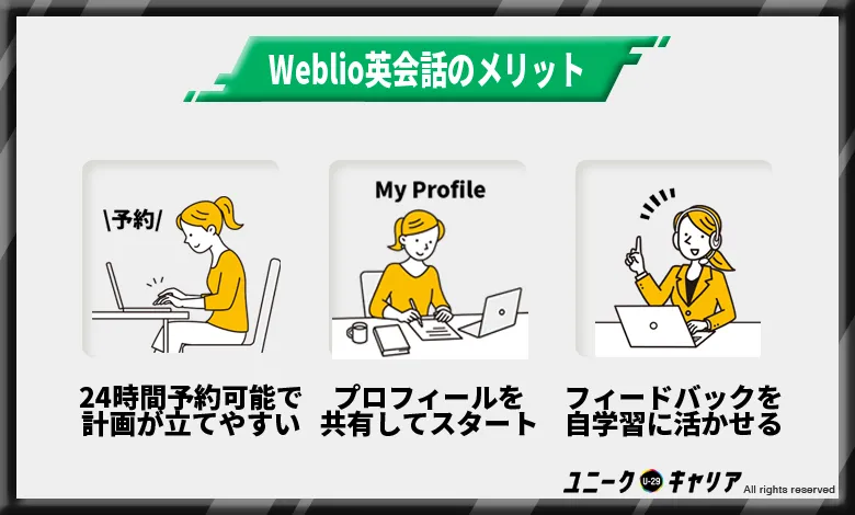 Weblio英会話のメリット3選