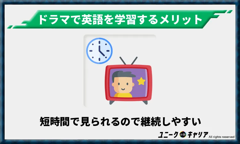 海外ドラマで英語を学習するメリット1